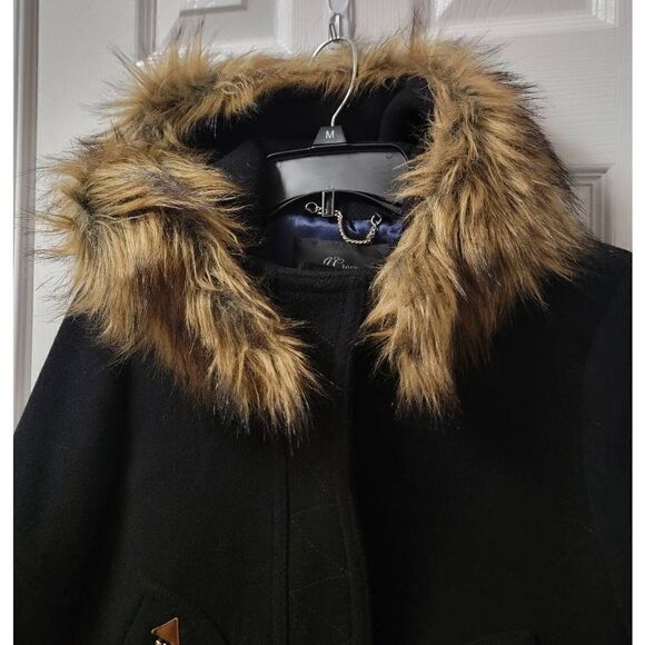 J.Crew Wool Blend Chateau Parka Hooded Coat 2 - Picture 5 of 12